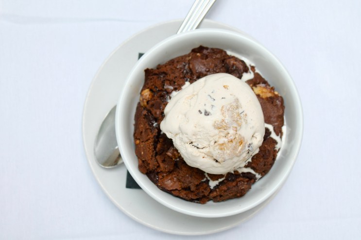 The Glob at Parigi, topped with ice cream