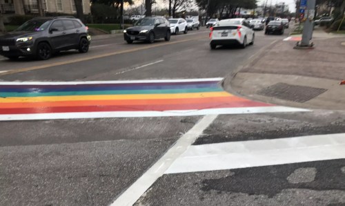 Every Problem In Texas Has Been Solved, Except for Colorful Crosswalks, Apparently