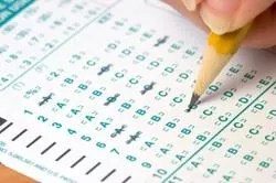 scantron test sheet