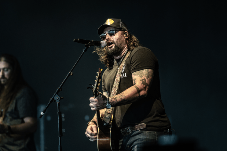 Man performing on stage